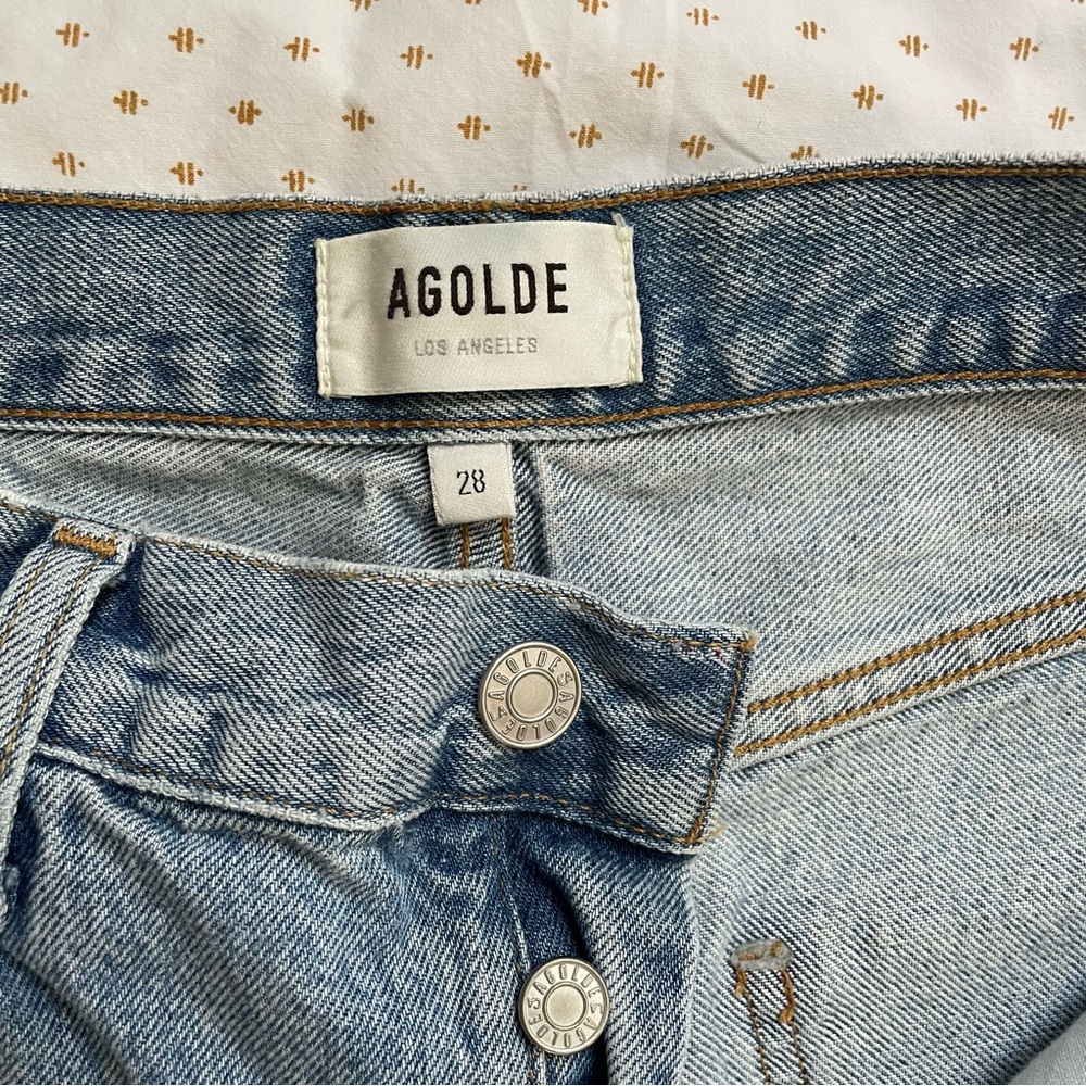 AGOLDE Relaxed Mid Rise Boot Cut Jean Size 28 - Picture 8 of 10